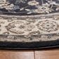 Safavieh Lyndhurst 7" Round Anthracite and Cream Area Rug, , large