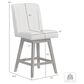 Blue River Stancoste 26" Swivel Counter Stool in Brown Oak, , large
