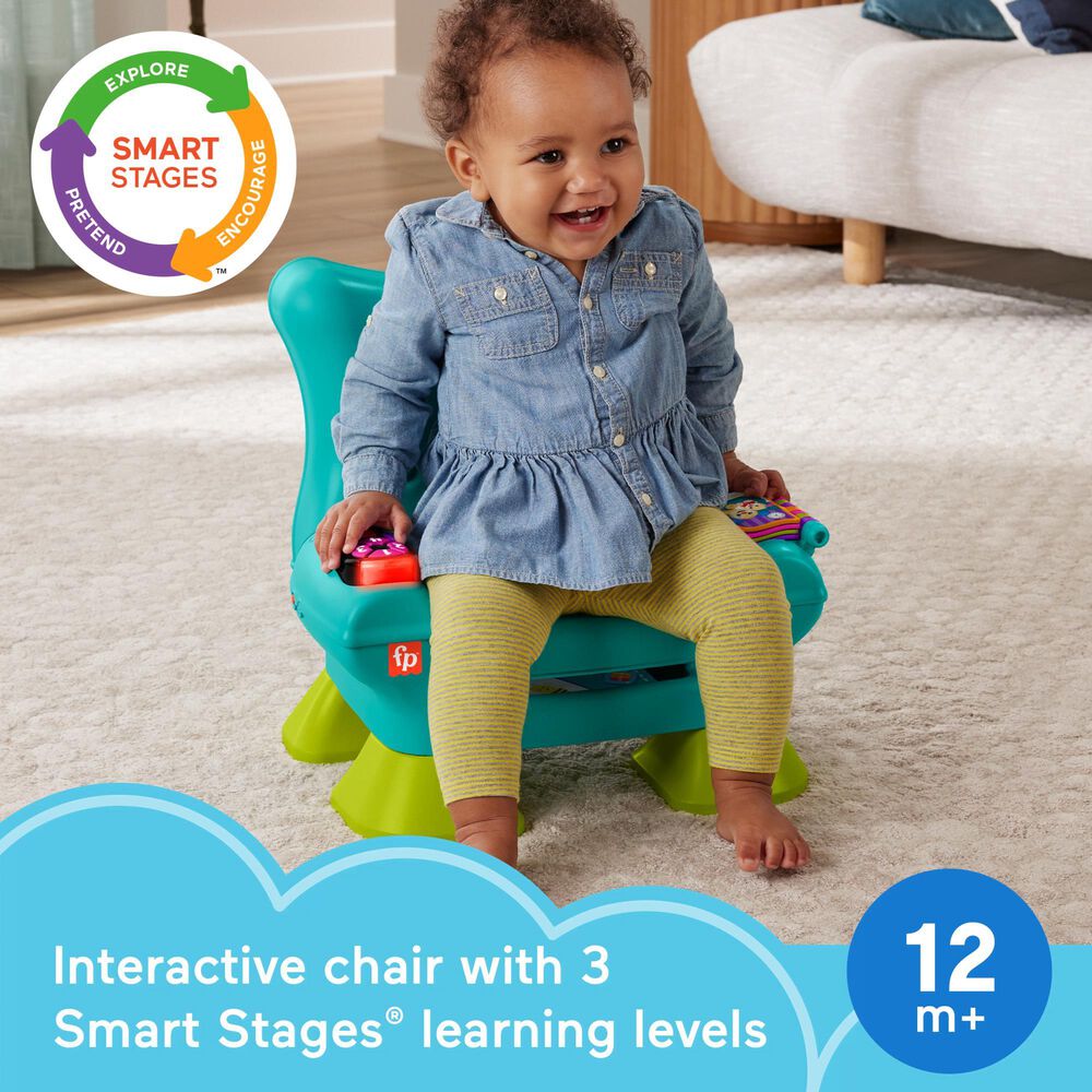 Fisher Price Laugh and Learn Smart Stages Chair in Multicolor, , large