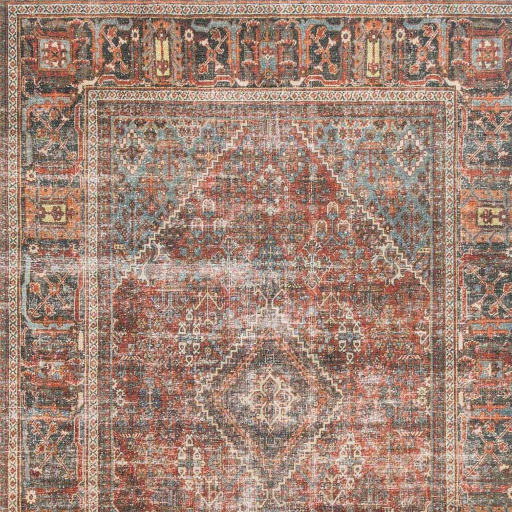 Loloi Loren LQ-13 2&#39;3&quot; x 3&#39;9&quot; Brick and Midnight Scatter Rug, , large