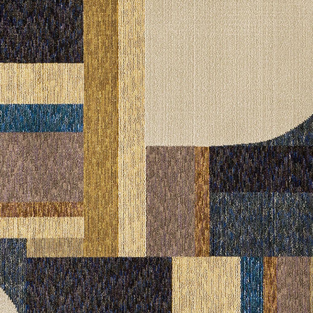 Oriental Weavers Strada STR01 5&#39;3&quot; x 7&#39;3&quot; Gold Area Rug, , large