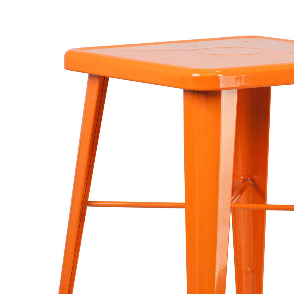 Flash Furniture 23.75&quot; Bar Table in Orange, , large
