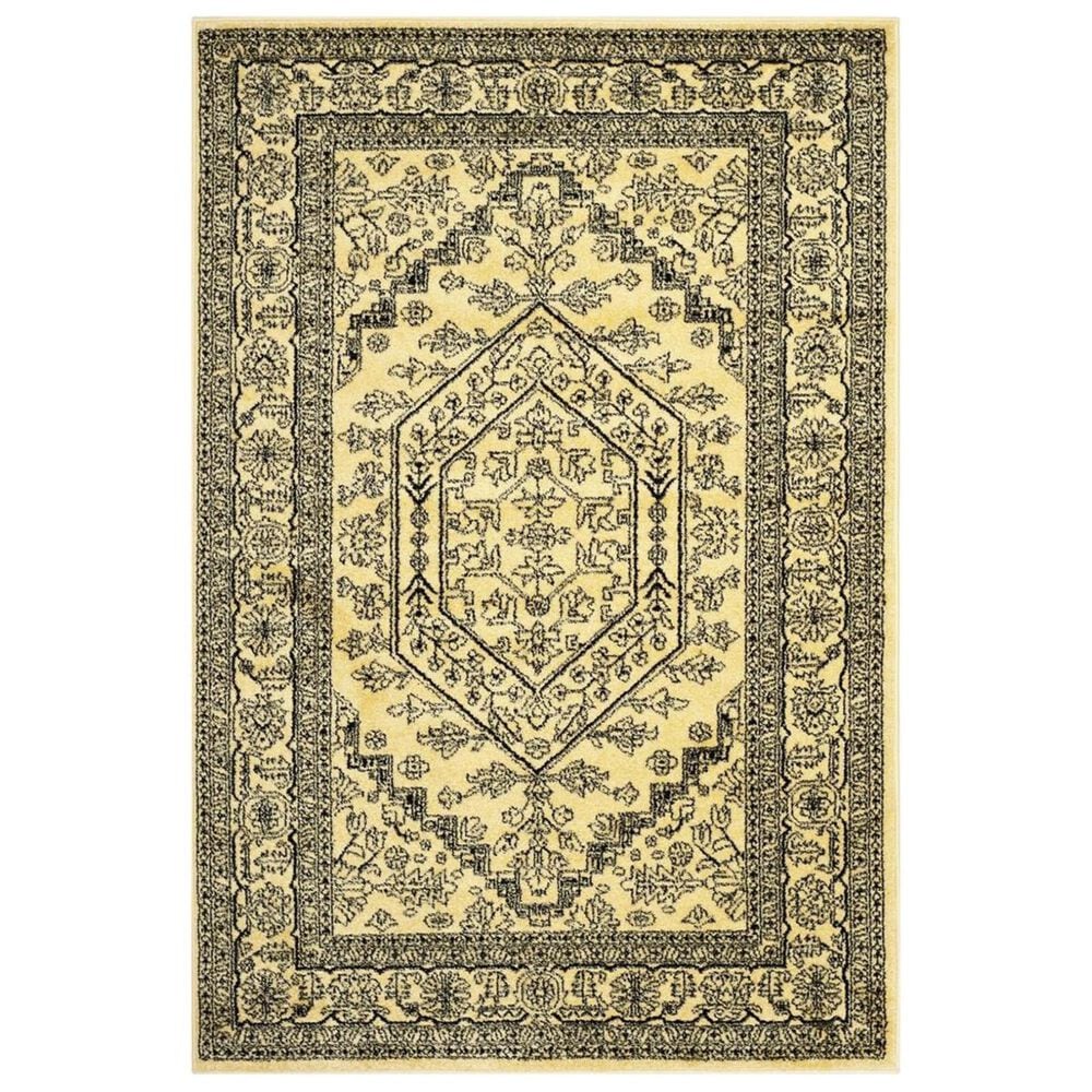 Safavieh Adirondack ADR108H 5&#39;1&quot; x 7&#39;6&quot; Gold and Black Area Rug, , large