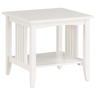 OSP Home Sierra End Table in White, , large