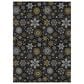 Dalyn Rug Company Wonderland WN31 3" x 5" Black Indoor/Outdoor Area Rug, , large