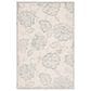 Safavieh Micro-Loop MLP477A 8" x 10" Ivory and Blue Area Rug, , large