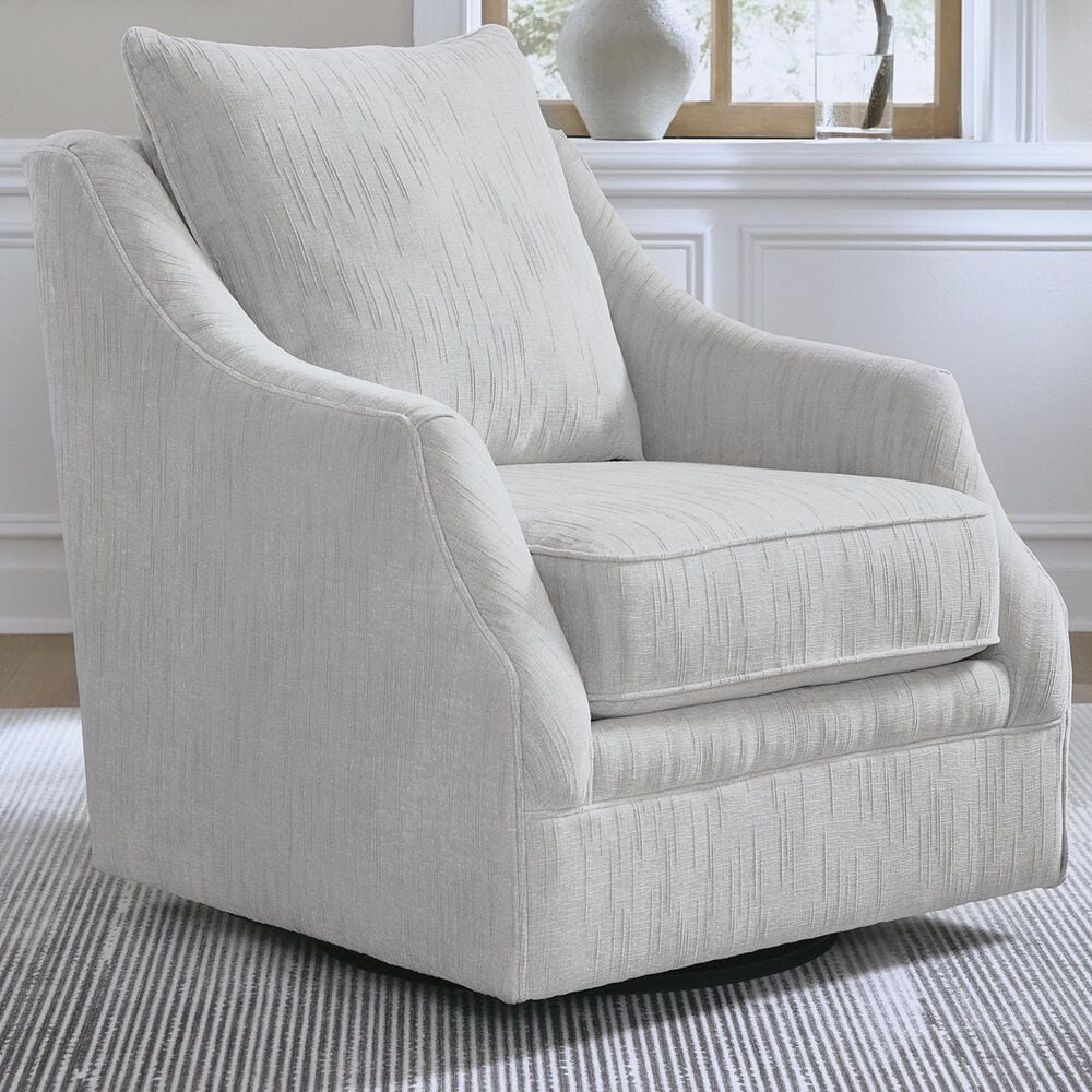 Ashley Gubbins Swivel Accent Chair in Gray, , large