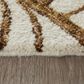 Feizy Wallace WAL8A44F Brown 10" x 14" Area Rug, , large