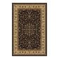 Radici USA Noble 1318 7"9" x 9"6" Black Area Rug, , large