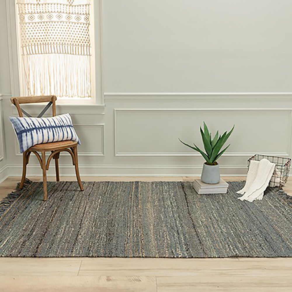 RIZZY Bengal 5&#39; x 7&#39;6&quot; Gray Area Rug, , large
