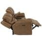 Flexsteel Fenwick Power Loveseat with Console and Headrest in Light Brown, , large