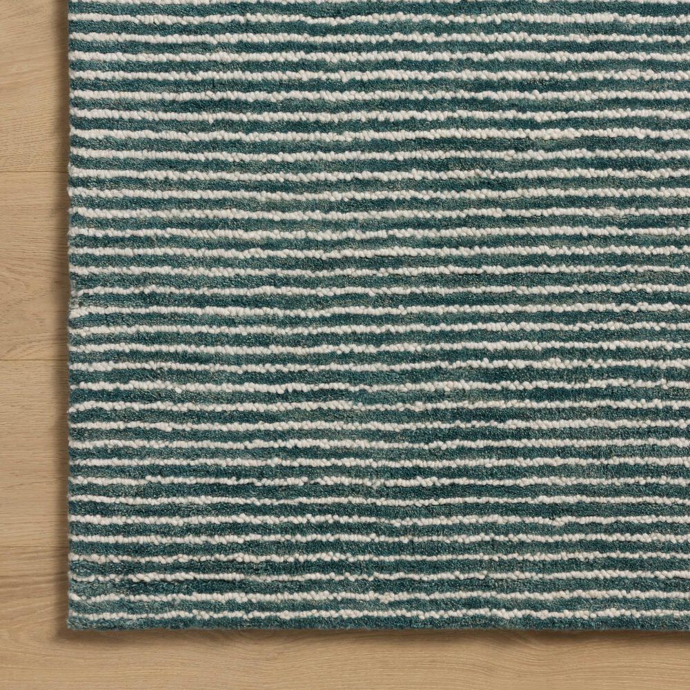 Loloi Sunday 8&#39;6&quot; x 11&#39;6&quot; Ocean and Ivory Area Rug, , large