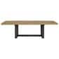 Emerald Home Furnishings Sutton Place Trestle Dining Table in Caramel and Cocoa - Table Only, , large