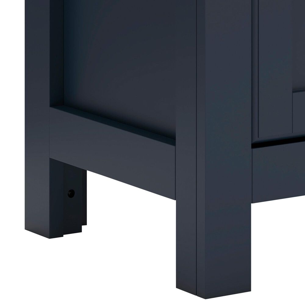 Ashley Landocken 2-Drawer Nightstand in Dark Slate Blue and Light Brown, , large