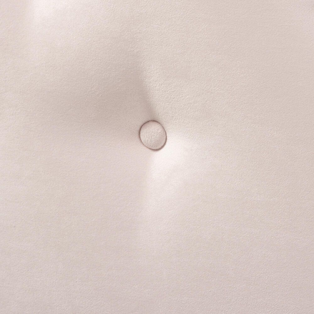 Baxton Studio Cora Twin Upholstered Panel Headboard in Light Pink, , large