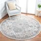 Safavieh Oregon 6"7" Round Grey and Ivory Area Rug, , large