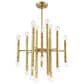 Savoy House 24-Light Chandelier in Natural Brass, , large