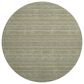 Dalyn Rug Company Soft Essentials Striped Olive 8" Round Indoor/Outdoor Area Rug, , large