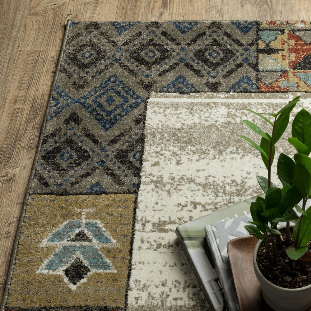 Oriental Weavers Venice 2&#39;3&quot; x 7&#39;6&quot; Beige and Multicolor Runner, , large