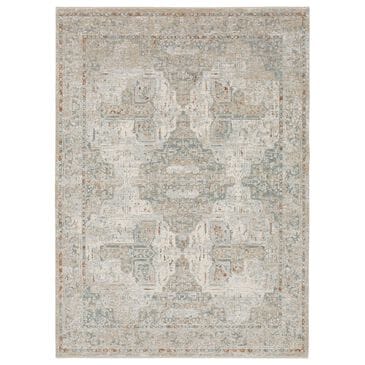 Karastan Solitude Via Salaria 7"10" x 10"3" Cream Beige Area Rug, , large