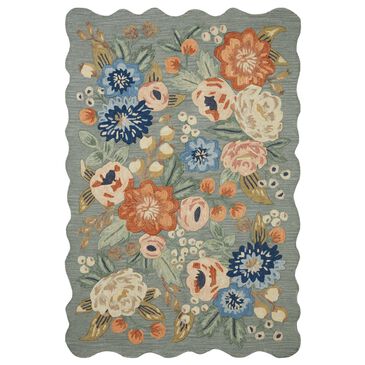 Rifle Paper Co. x Loloi Silhouette 2"3" x 3"9" Sage Area Rug, , large