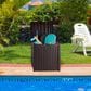 Timberlake 50 Gallon Patio Storage Box in Brown, , large