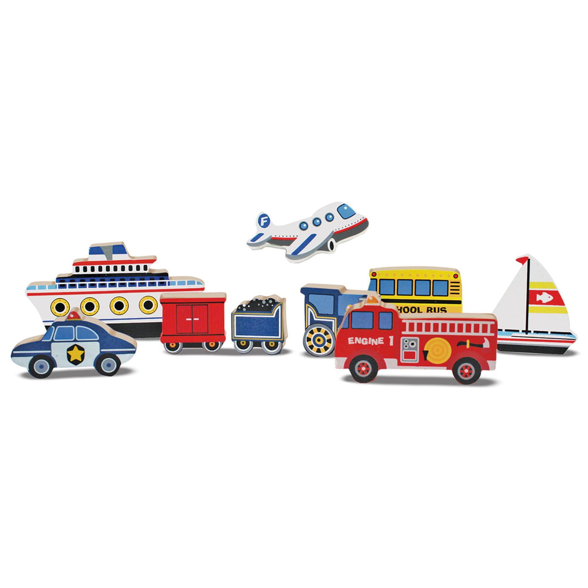 Melissa Doug 9 Piece Vehicles Chunky Puzzle NFM