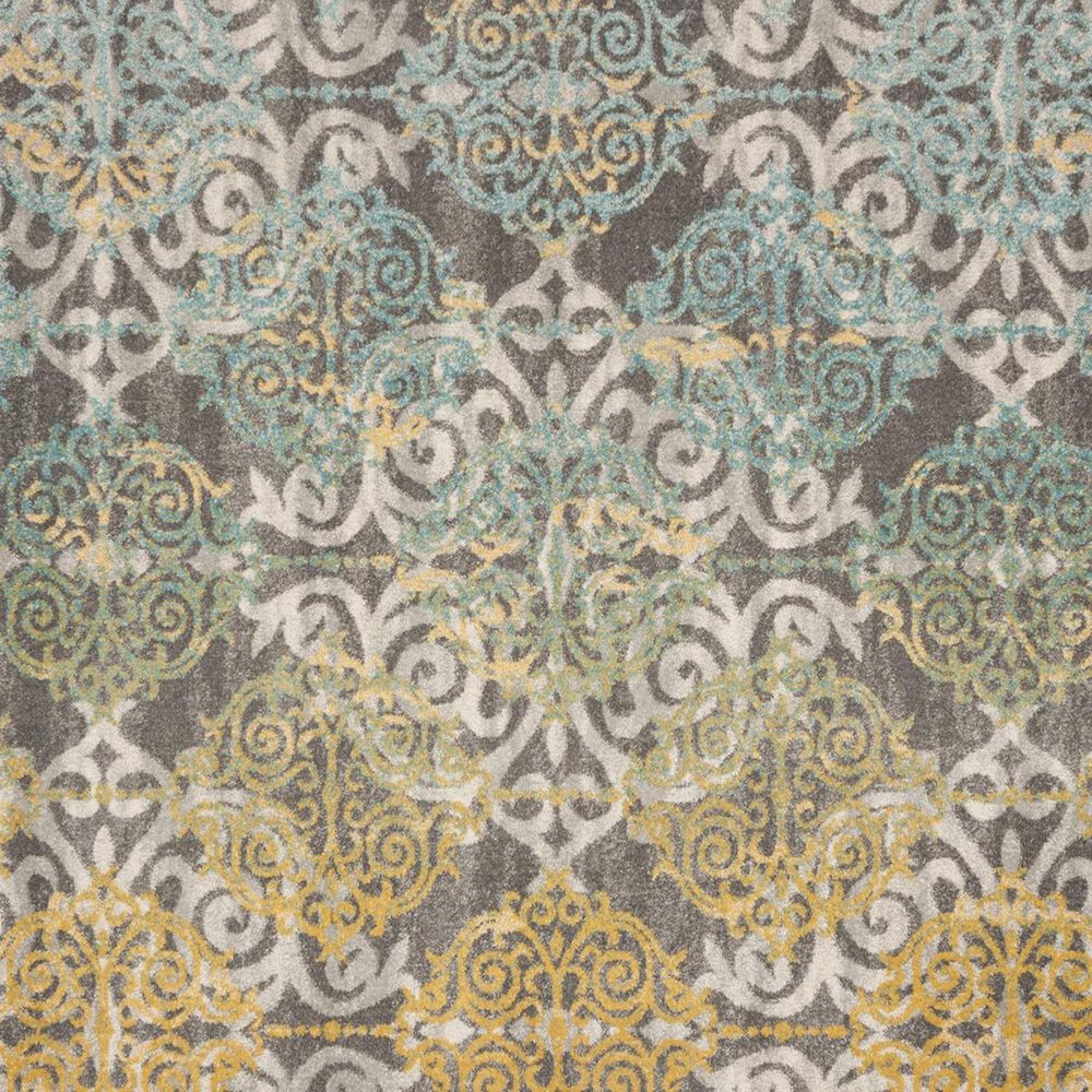 Safavieh Evoke EVK230D 2&#39;2&quot; x 4&#39; Grey and Ivory Scatter Rug, , large