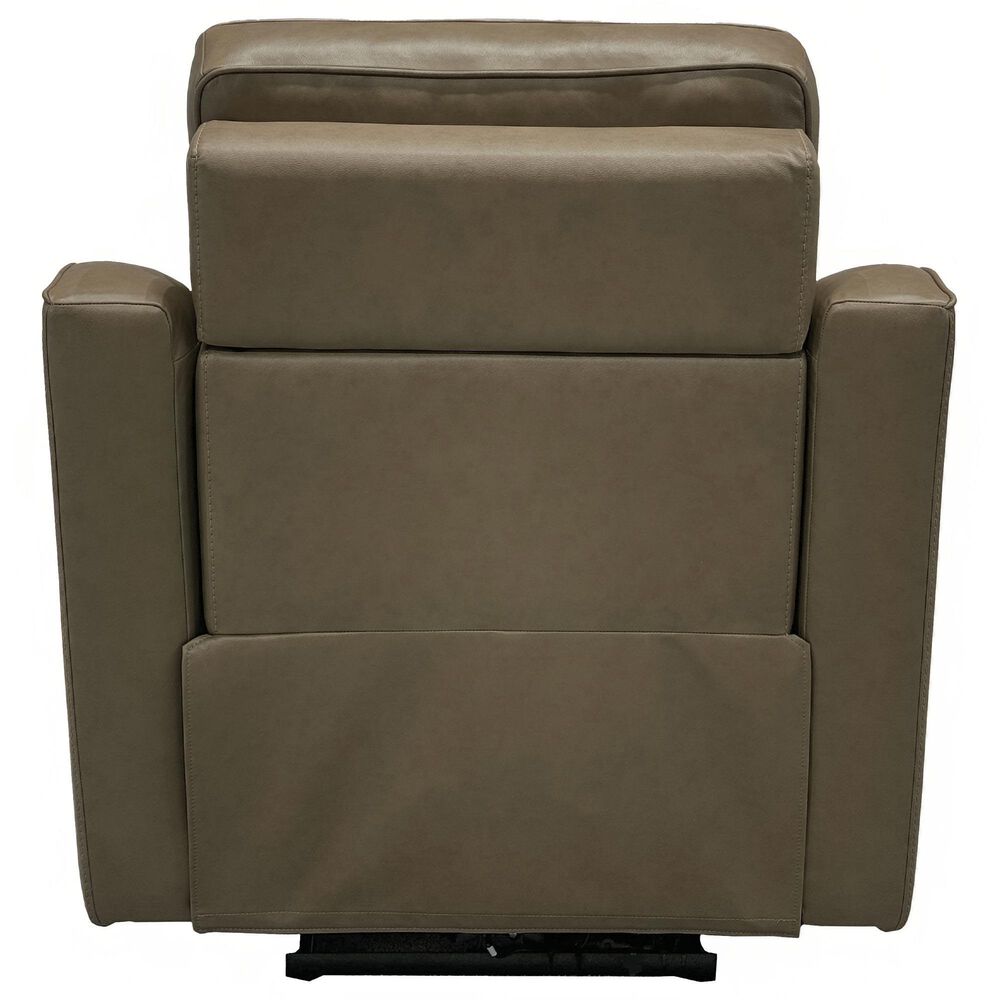 Barcalounger Lara Leather Power Recliner in Elephant, , large
