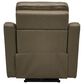 Barcalounger Lara Leather Power Recliner in Elephant, , large