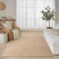 Nourison Pure Angles Camel 3"9" x 5"9" Area Rug, , large