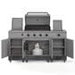 Tytus Fresno 5-Burner Convertible Grill in Gunmetal and Graphite, , large
