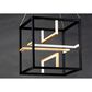 Maxim Lighting Chamber LED Pendant in Black and Gold, , large