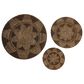 Maple and Jade 28" x 28" Round Wall Decor in Beige and Mocha (Set of 3), , large