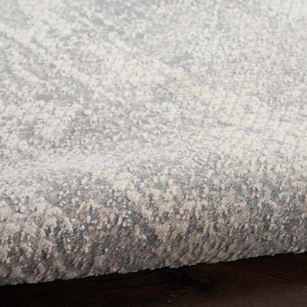 Nourison Exhale 2&#39;2&quot; x 7&#39;6&quot; Light Grey Runner, , large
