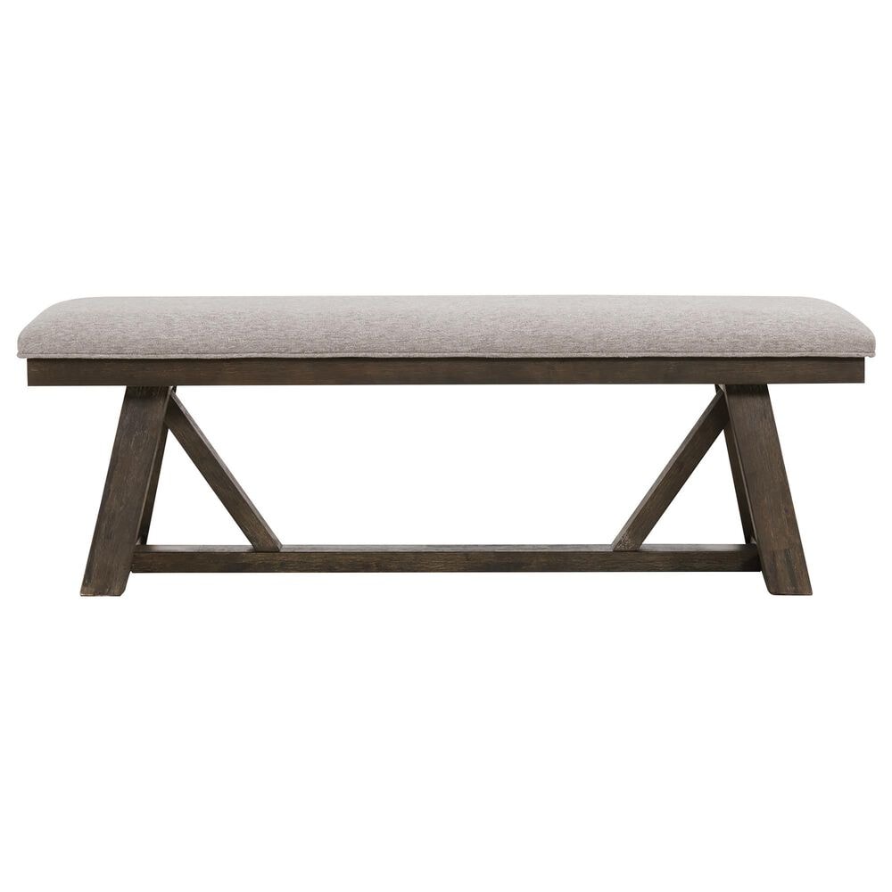Hawthorne Furniture Hearst Table 4 Chairs and Bench in Reclaimed Chevron, , large