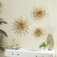 Maple and Jade 16", 20", 24" Wall Sculptures in Satin Gold (Set of 3), , large