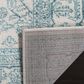 Safavieh Adirondack ADR108G 2"6" x 8" Ivory and Teal Runner, , large