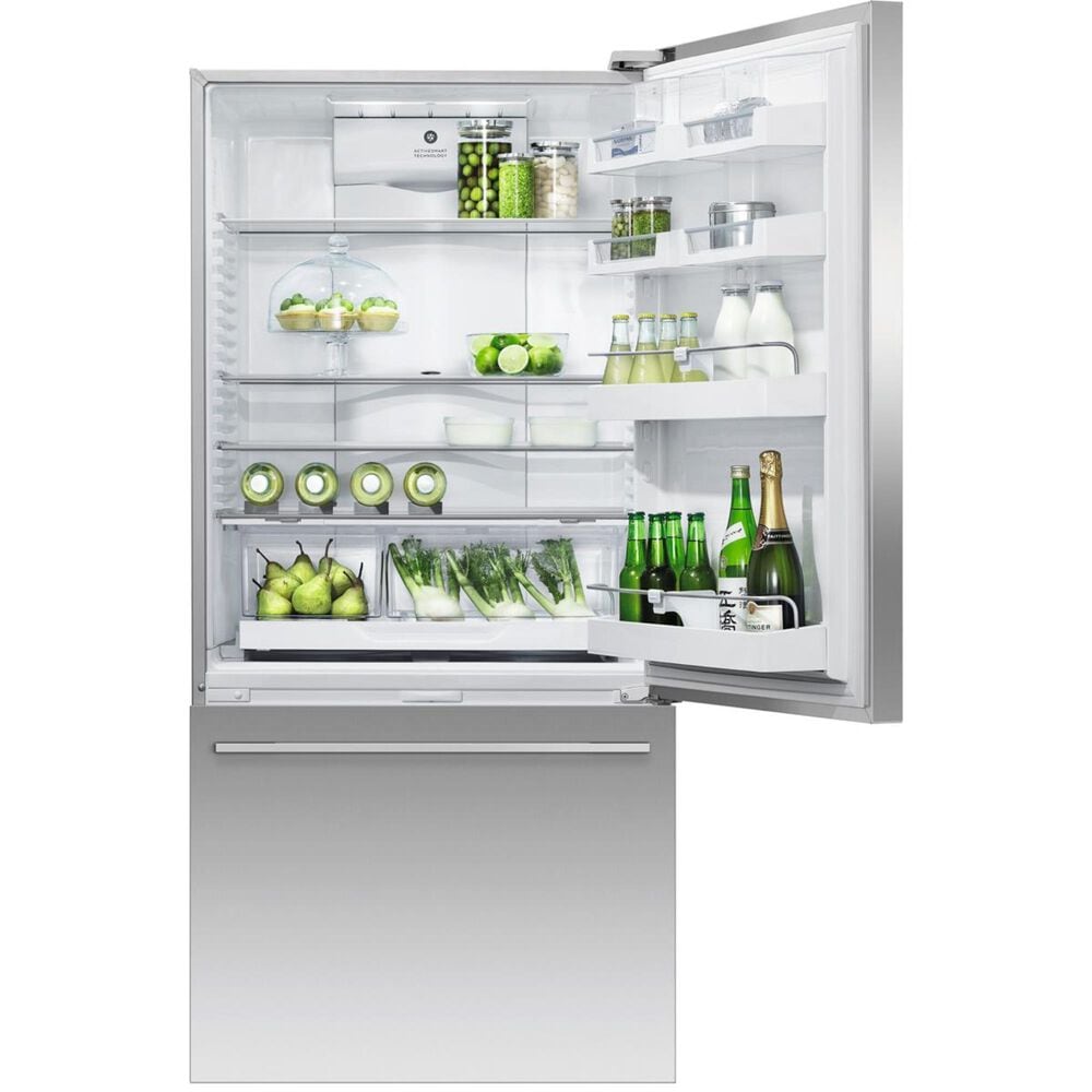 Fisher &amp; Paykel 17 Cu. Ft. ActiveSmart Counter Depth Bottom Freezer Refrigerator Right Hinge, , large