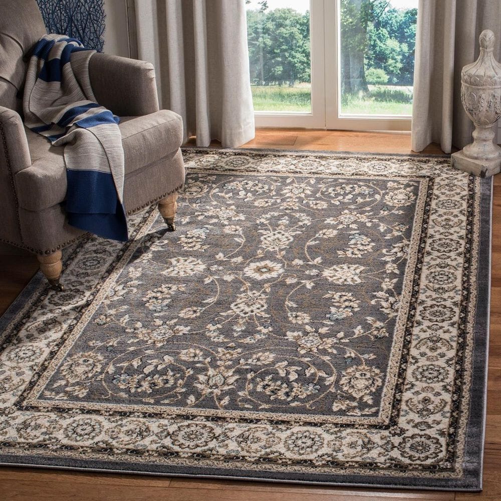 Safavieh Lyndhurst LNH340 6&#39; x 9&#39; Grey and Cream Area Rug, , large
