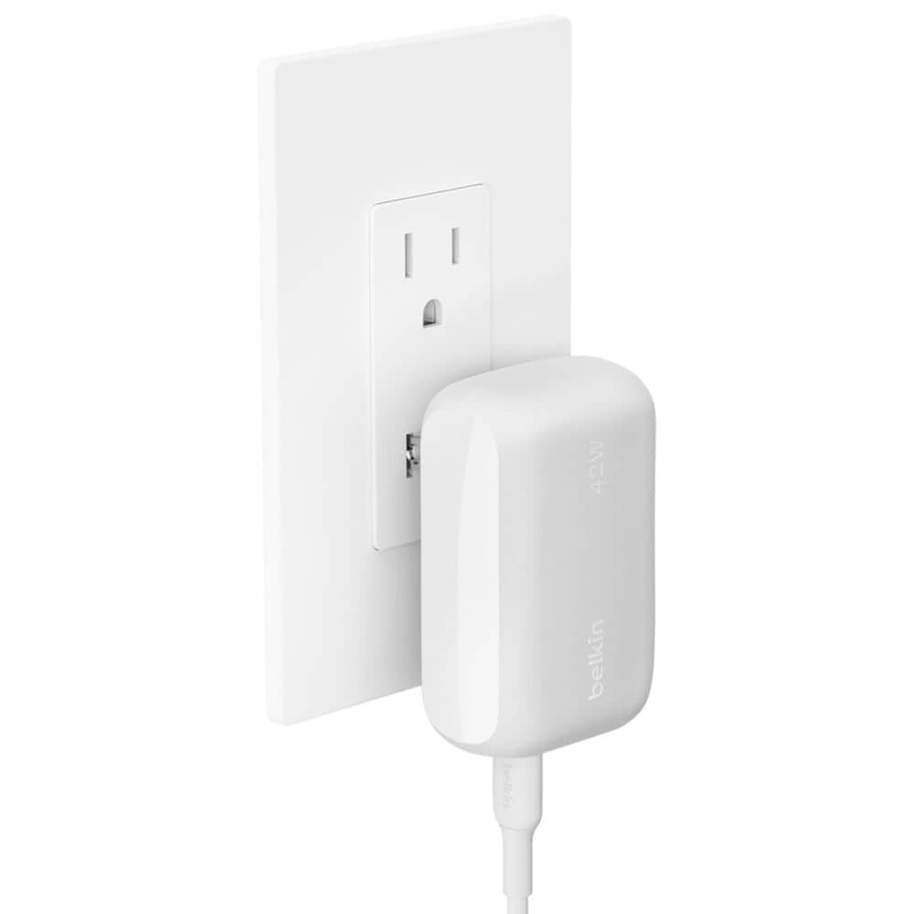 Belkin BoostCharge 42W Dual Wall Charger PD in White, , large