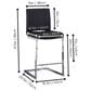 Sunset Furniture Delta 25" Counter Stool in Chrome, , large