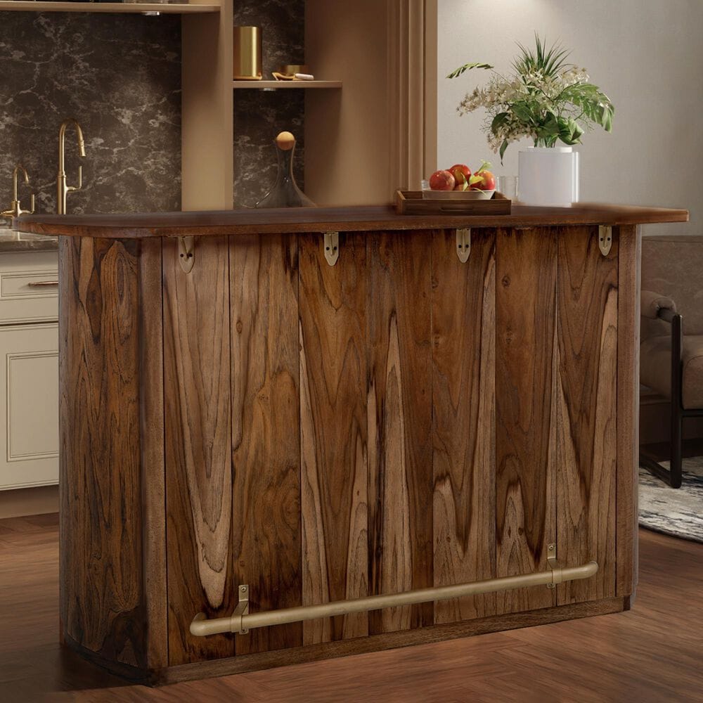 Fallridge Balam Home Bar in Brown, , large