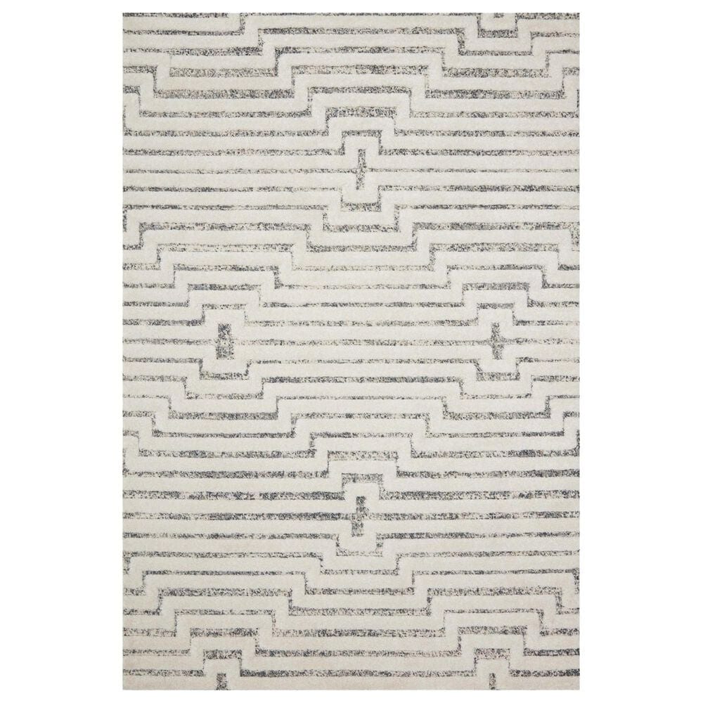 Loloi II Hagen 2"7" x 10"10" White and Sky Runner, , large