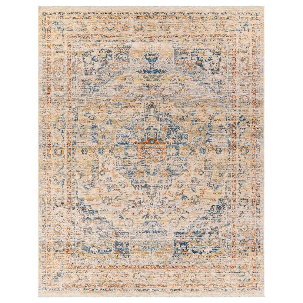 Surya Chicago CHG2308 11"11" x 15"7" Light Beige, Slate, Mustard, Blue, Brick Red,Taupe Area Rug, , large
