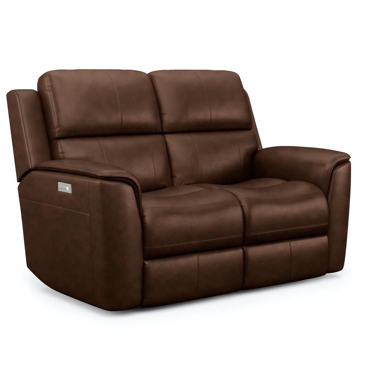Power reclining loveseat store with power headrest