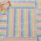 Safavieh Kids Playhouse Geometric 3"3" x 5"3" Ivory and Blue Rug, , large