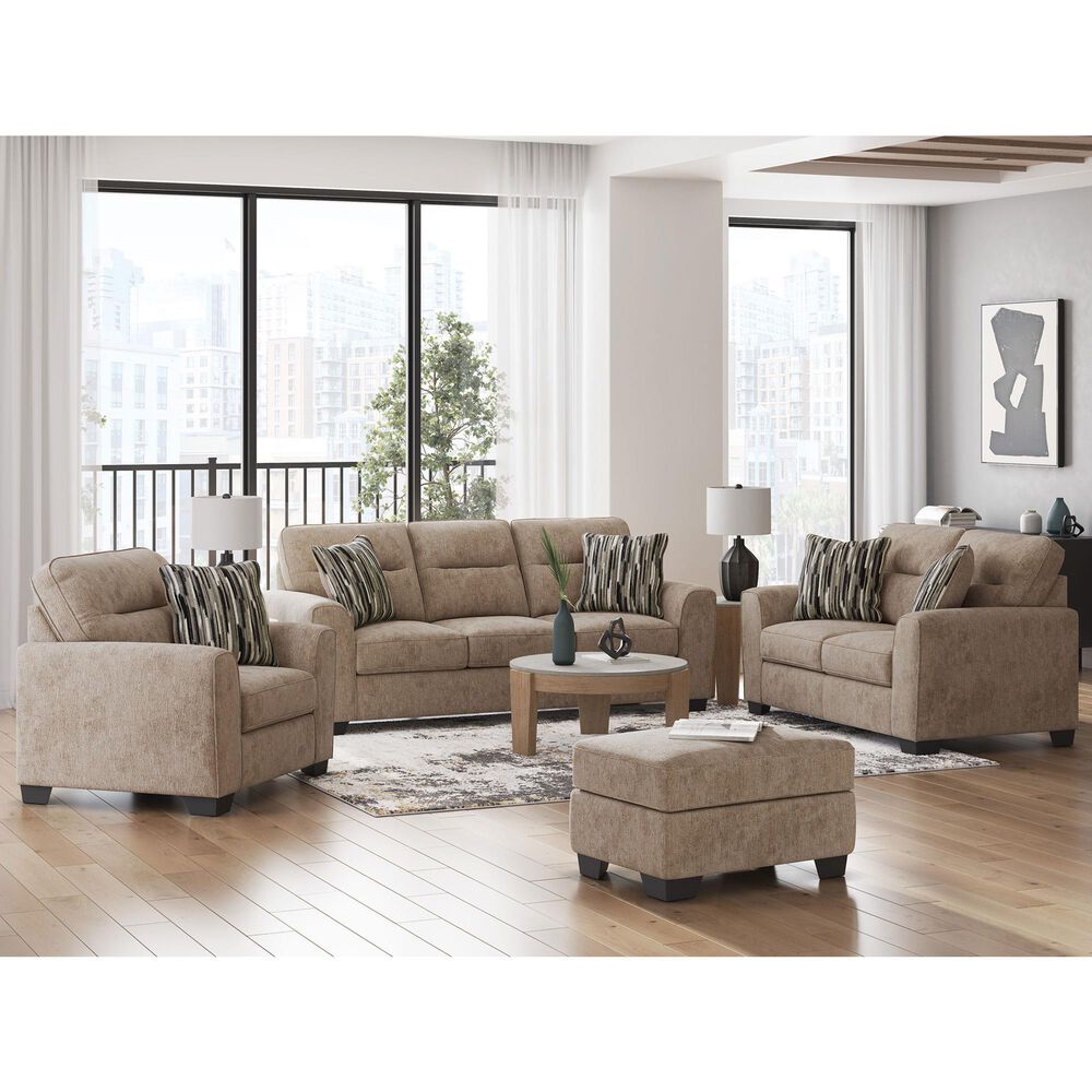 Ashley Olten Rectangular Ottoman in Mocha, , large