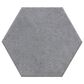 Soho Studio Casterly Rock Gris 9" x 10" Hexagon Porcelain Tile, , large