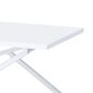 Furniture of America Moser Coffee Table Set in Glossy White and Chrome (Set of 2), , large